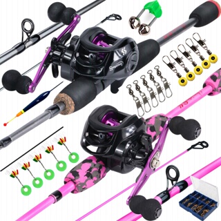 Vara de pesca com carretilha Sougayilang 1.8M 18+1bb 7.2:1 Max Drag 10kg