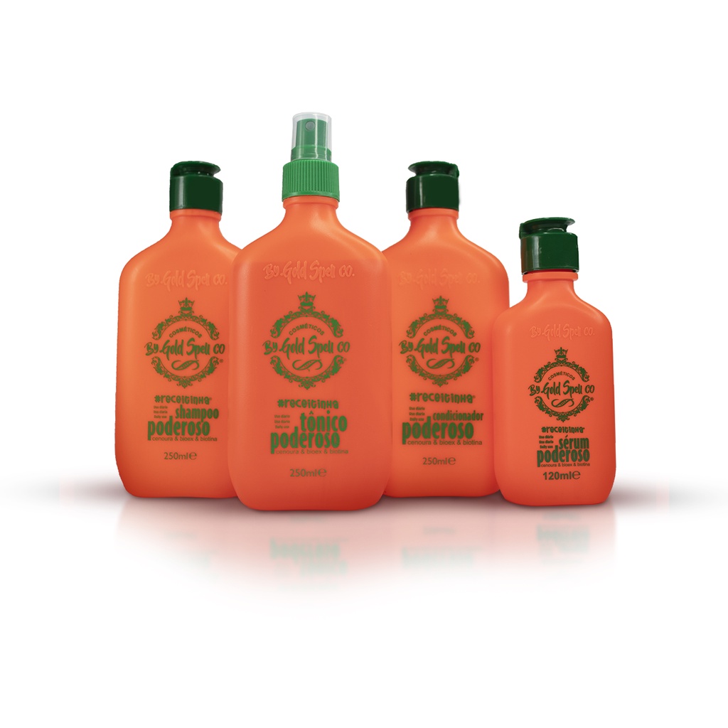 Combo Poderoso - Tonico + Shampoo e Condicionador + Sérum