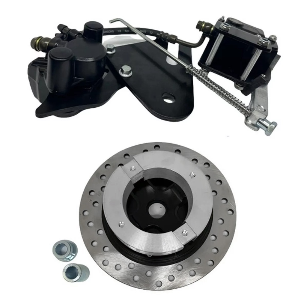 Sistema Freio Traseiro À Disco Titan 160 Titan 150 Titan 125 Fan 125 Start Kit Freio Adaptação