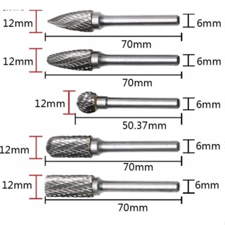 Kit fresa, lima rotativa, duplo corte de 12mm, broca, desbaste, abrasiva, para retifica/ furadeira