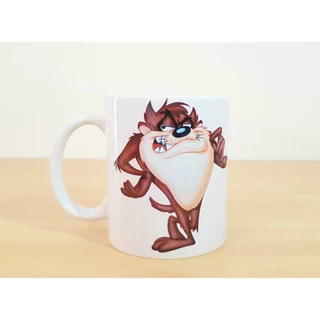 Caneca Taz Mania de porcelana personalizada com caixinha de presente