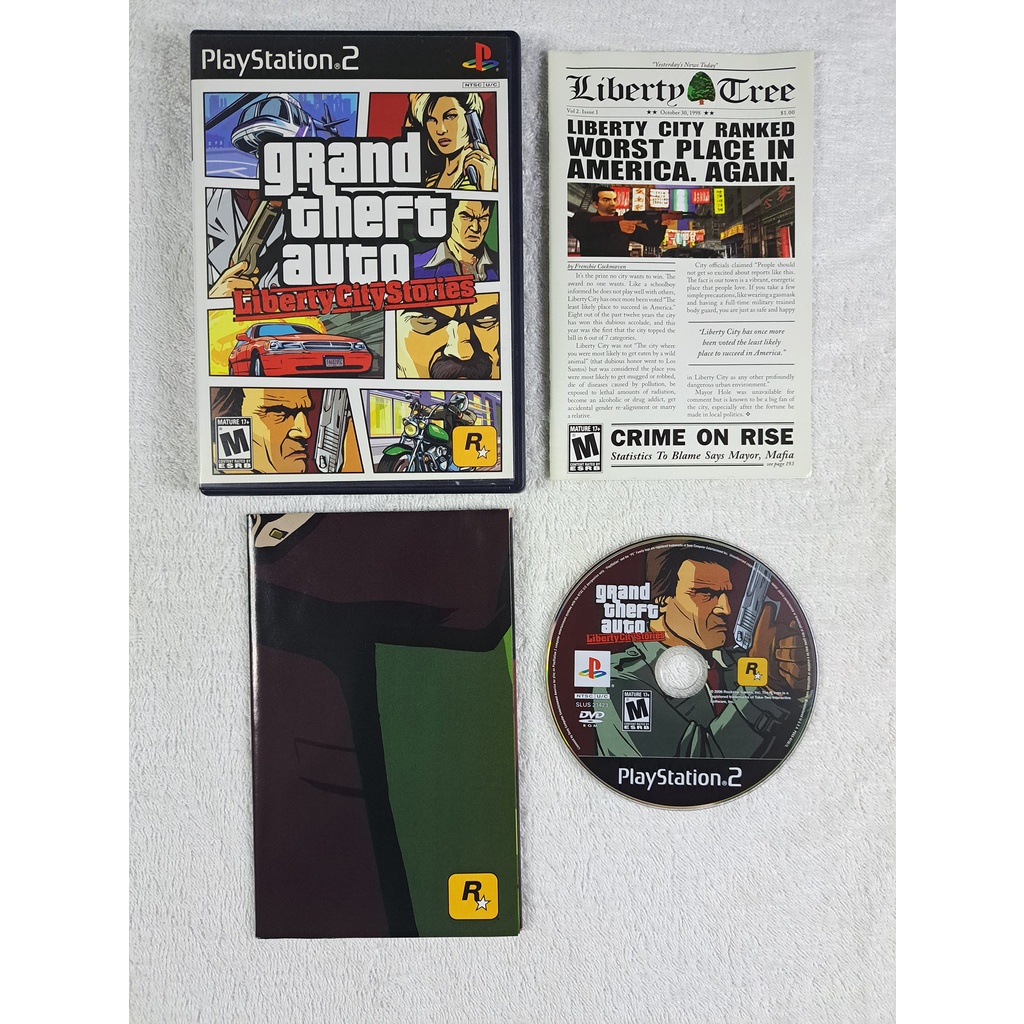 Grand Theft Auto: Liberty City Stories PS2 (Jogo Original GTA