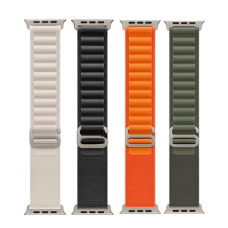 JAMES Pulseira Nylon Loop Alpino Para SmartWatch 49mm 44mm 45mm 42mm Todos Relogios Ultra Smart Watch
