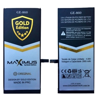 Bateria iPhone 7 Plus Original Maximus Gold Edition Ge-860 pronta entrega