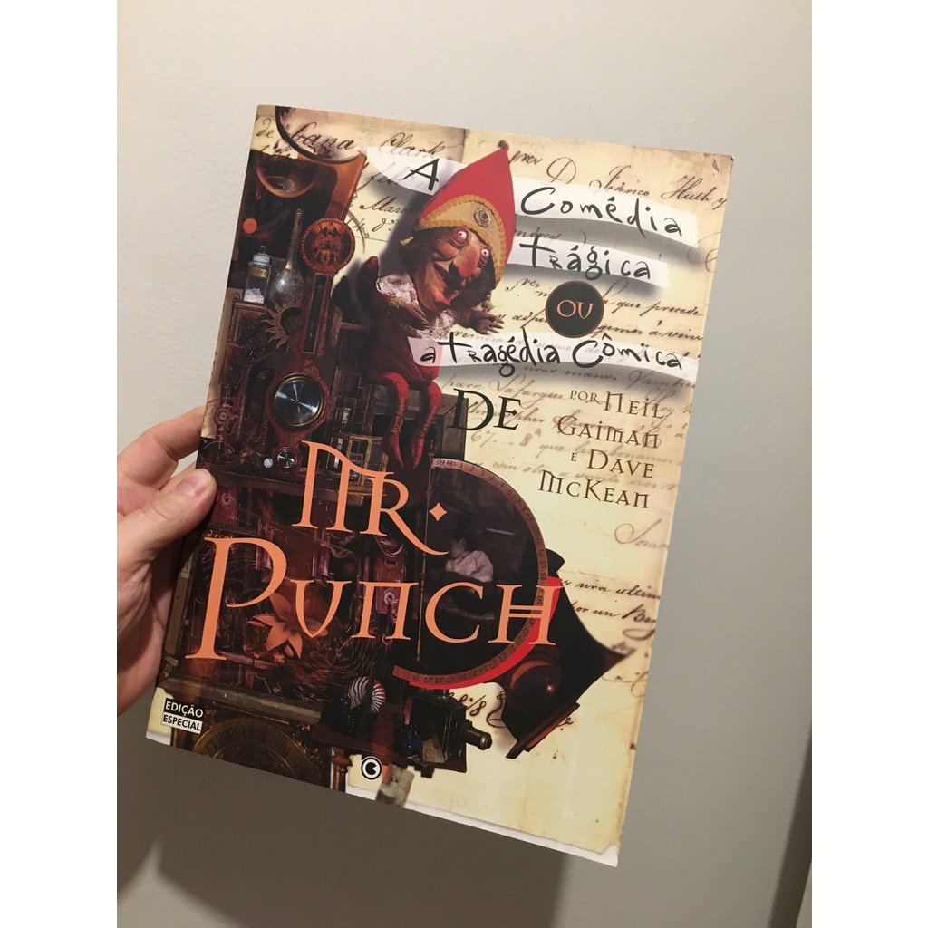 Livro Mr. Punch - A Comédia Trágica de Neil Gaiman e Dave McKean
