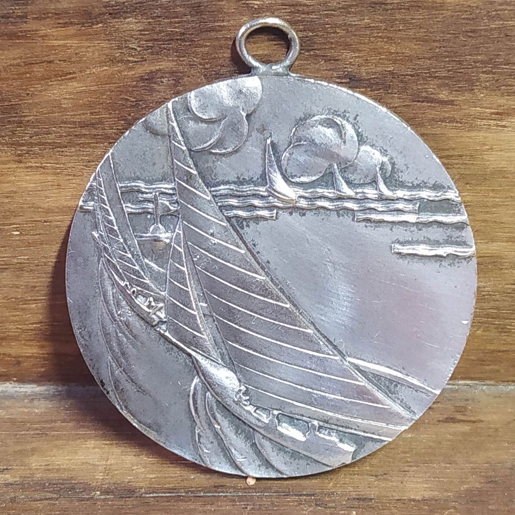 Medalha Em Bronze Prateada Comemorativa De Regata | Shopee Brasil