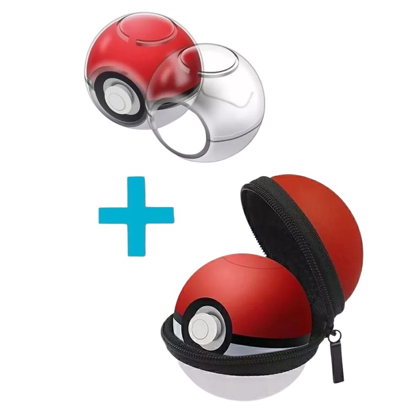 Estojo Pokebola Pokeball Nintendo Switch + Case Acrílica