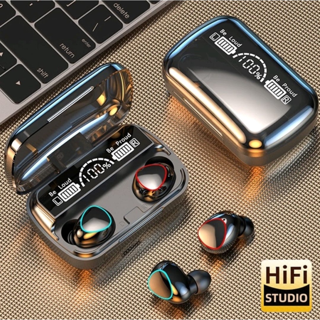 Lançamento Fone Bluetooth M10 Display LED TWS Com Microfone Redução De Ruído Sem Fio