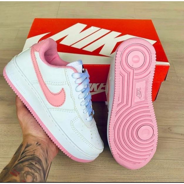 Tênis Nke Ar Force 1Preto Infantil Masculino e Feminino Juvenil Unisex Menina Menino Escolar Casual Lançamento