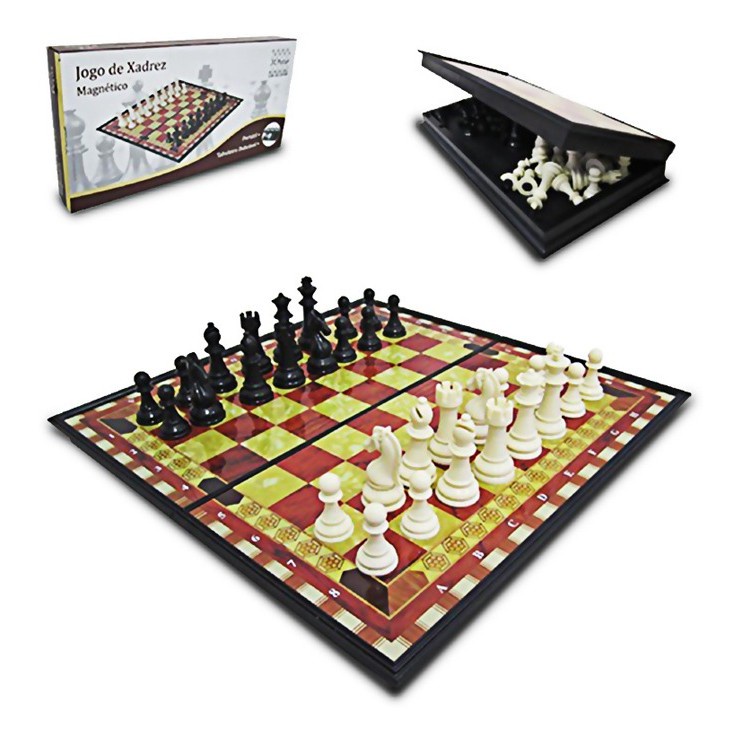 Damas de xadrez internacionais dobrável magnético de alta qualidade madeira  wpc grão tabuleiro jogo de xadrez versão inglês m l xlsizes2132