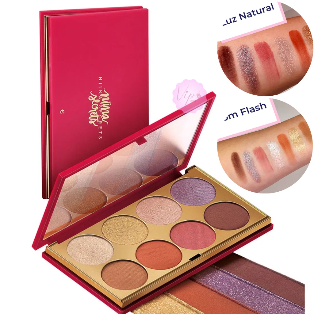 Pallete Top Secrets Niina Rosa Pink 5,6g Paleta de Sombras Niina ...