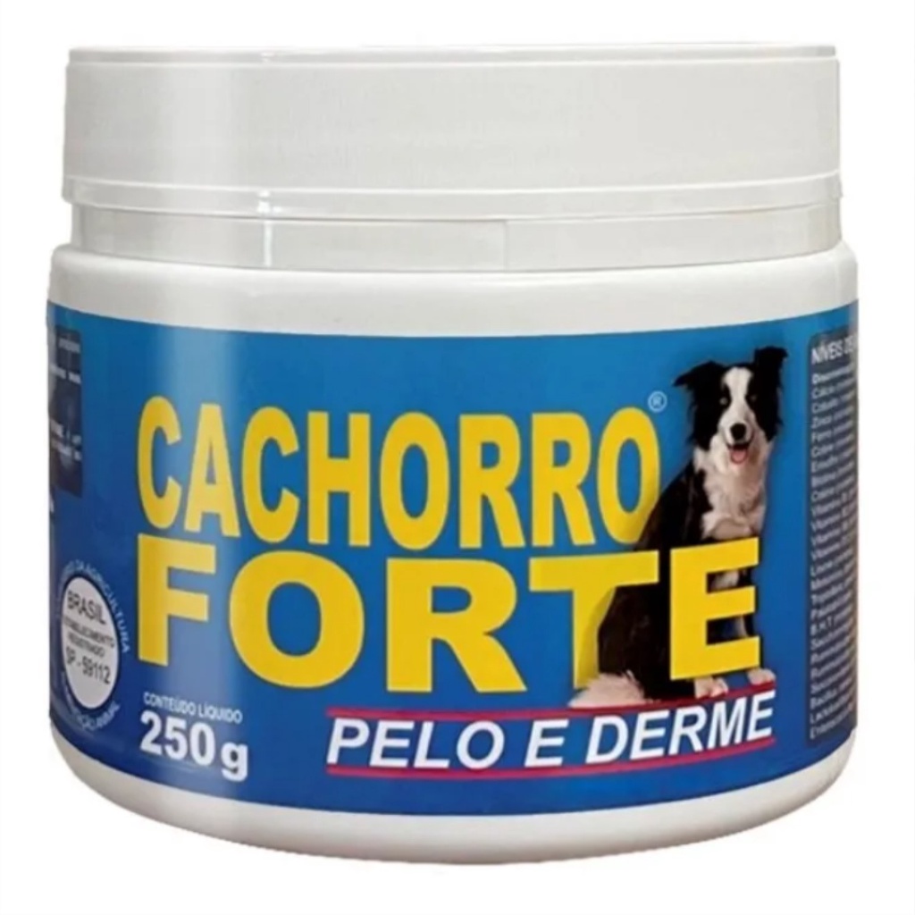 Vitamina Cachorro Forte Pelo &amp; Derme Ajuda Tratar Perda De Pelos ...