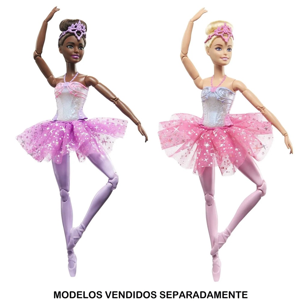 Boneca Barbie Dreamtopia Bailarina Articulada Luzes Brilhantes