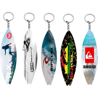 5 Chaveiro prancha surf 8 cm x 3 cm nova moda