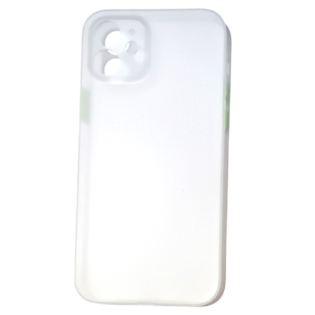 Capinha Branca Fosca Translùcida para IPhone 13 IPhone 13 ProMax