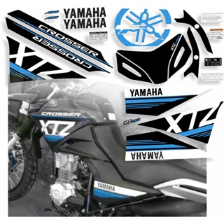 Kit Adesivos Faixa Moto Yamaha Xtz Crosser 150 2022 Emblema