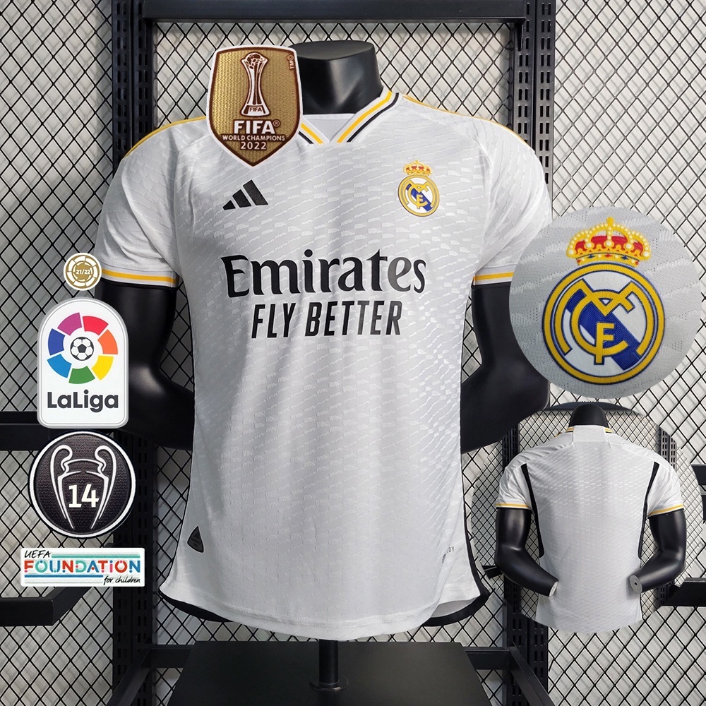 Camiseta de Torcedor Futebol Real Madri Personalizada com seu Nome -  Escorrega o Preço