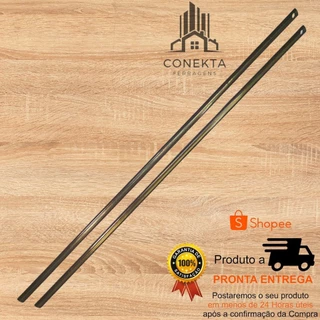 Perfil Cremona 2 Haste Vara Oxidada 60cm Aço Reforçado