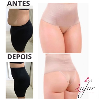 Kit 3 Calcinha Cinta Alta Compressão Seca Barriga , Alta Modelagem Conforto - Lafar