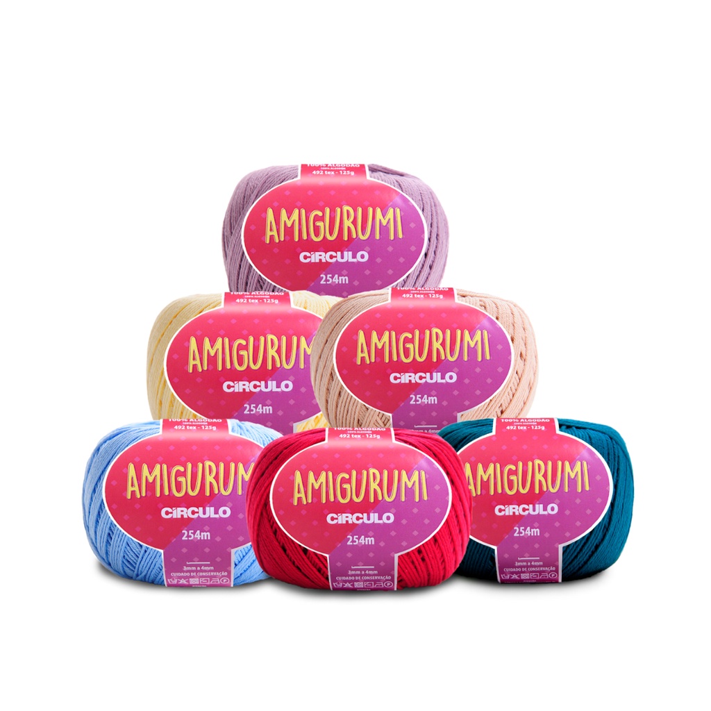 1 Fio Amigurumi Círculo Mercerizado 125g - Parte 2