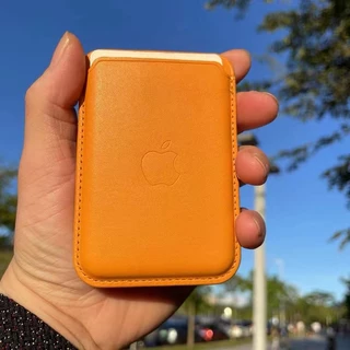 Estojo De Couro MagSafe Com Apple LOGO Para IPhone 14/13/12/Pro Max/Mini Porta-Cartões/Carteira Magnética