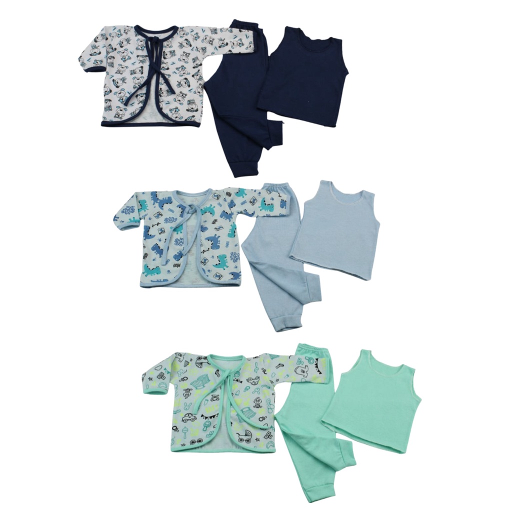 Kit 3 Conjunto Pagão Menino Menina Recém-Nascido em Oferta na Shopee