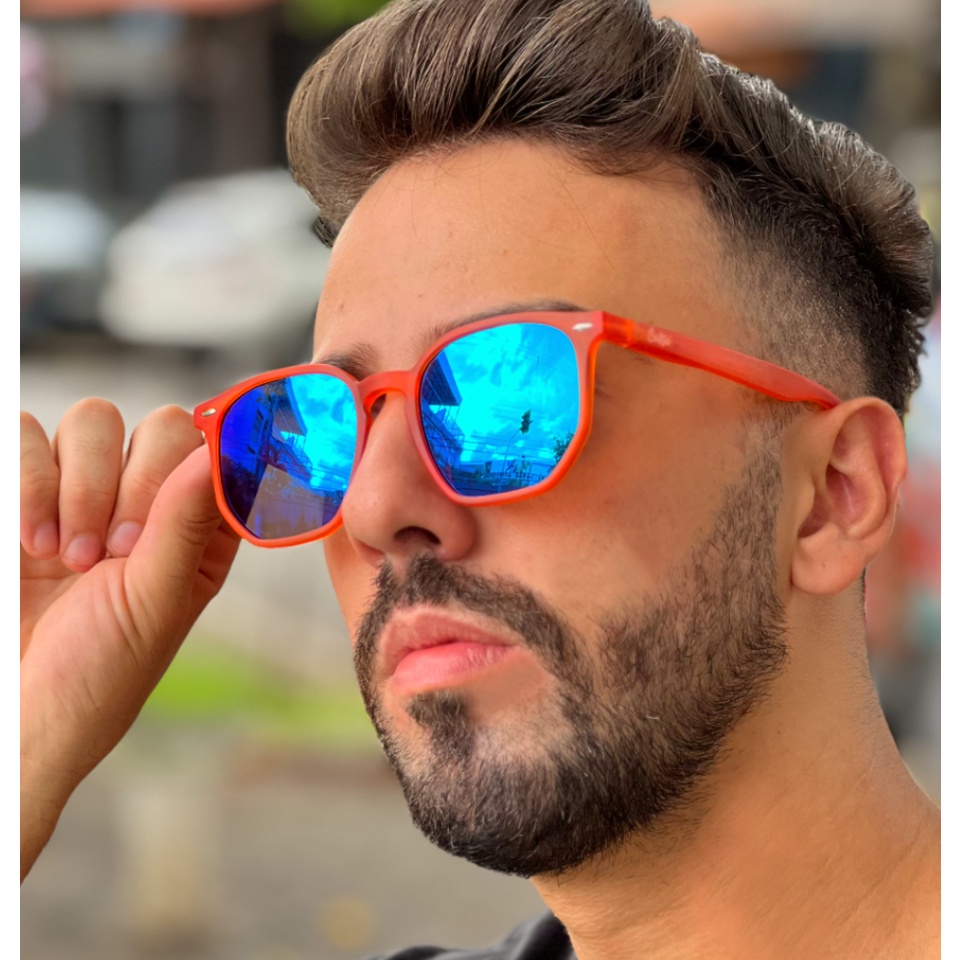 Óculos de Sol Quadrado Moda 2023 Unissex com uv400 - Ipanema