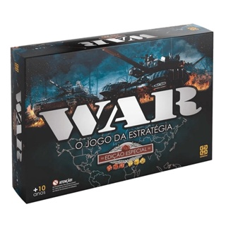 Grow Kit 4 Jogos De Tabuleiro War Todas Edições Completas Diversão