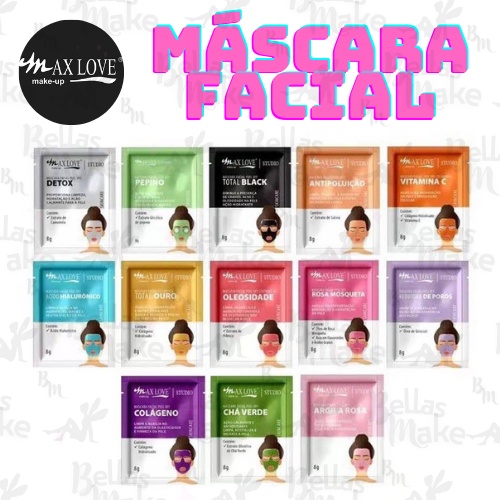 Máscara Facial Sache 8g - Max Love