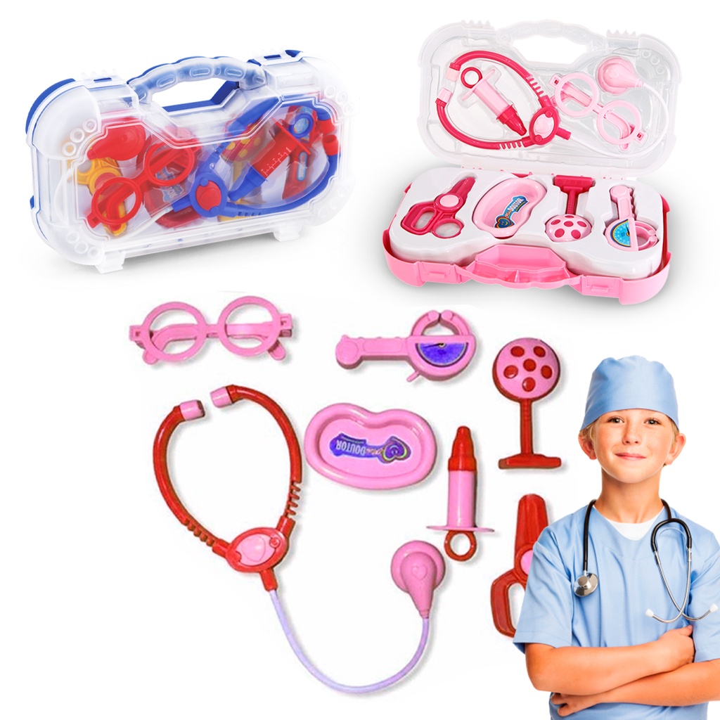 Kit Mini Maleta Doutor Médico Brinquedo Maletinha Infantil Criança ...