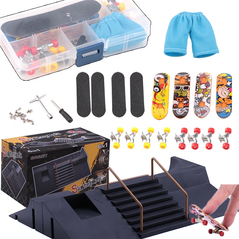 Mini Skate De Dedo Profissional Fingerboard De Madeira Brinquedo Stents