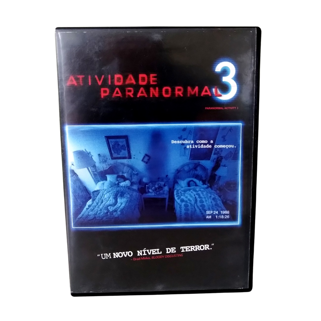 Filme Dvd Atividade Paranormal 3 | Shopee Brasil