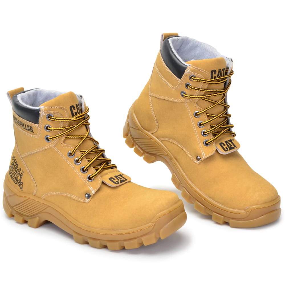 Bota Coturno Botina Adventure Masculina Caterpillar Cat Caminhada