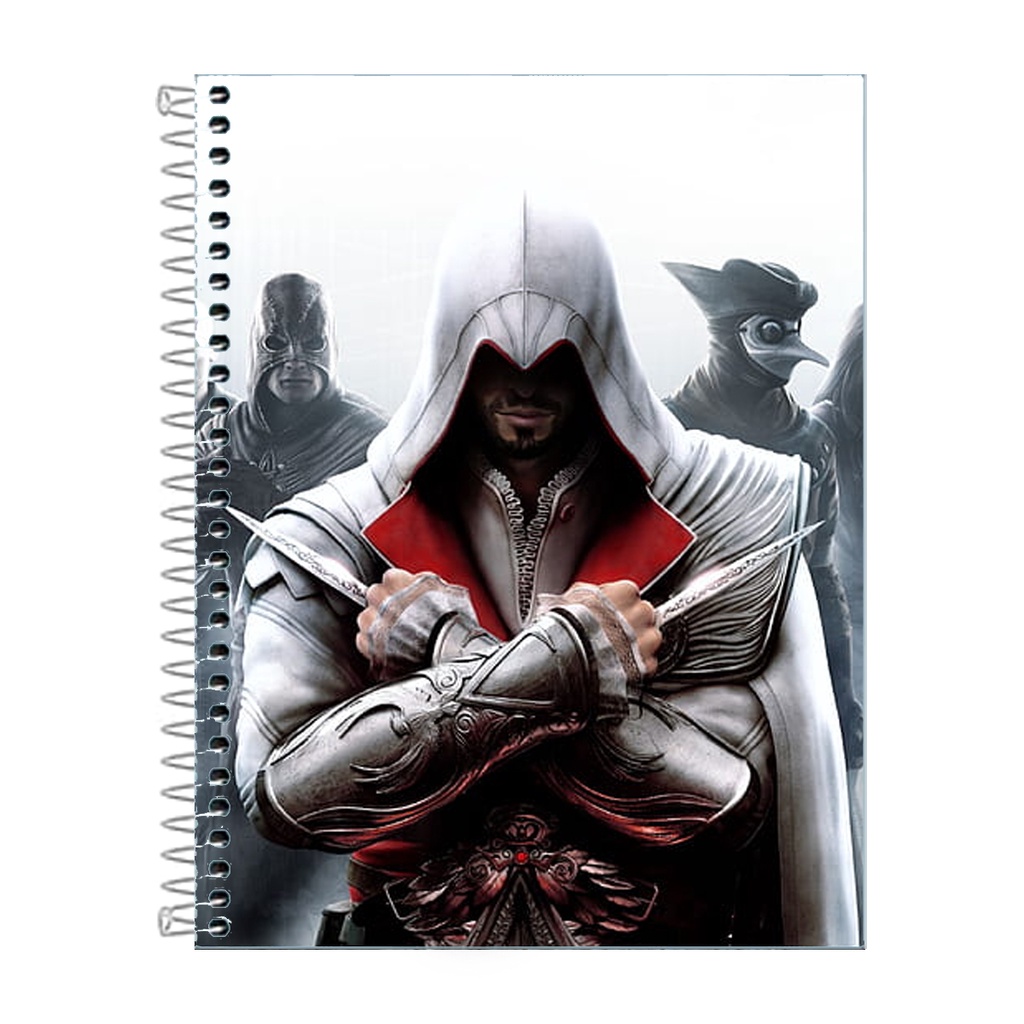 Caderno Personalizado Assassin´s Creed 20 Matérias 320 Folhas
