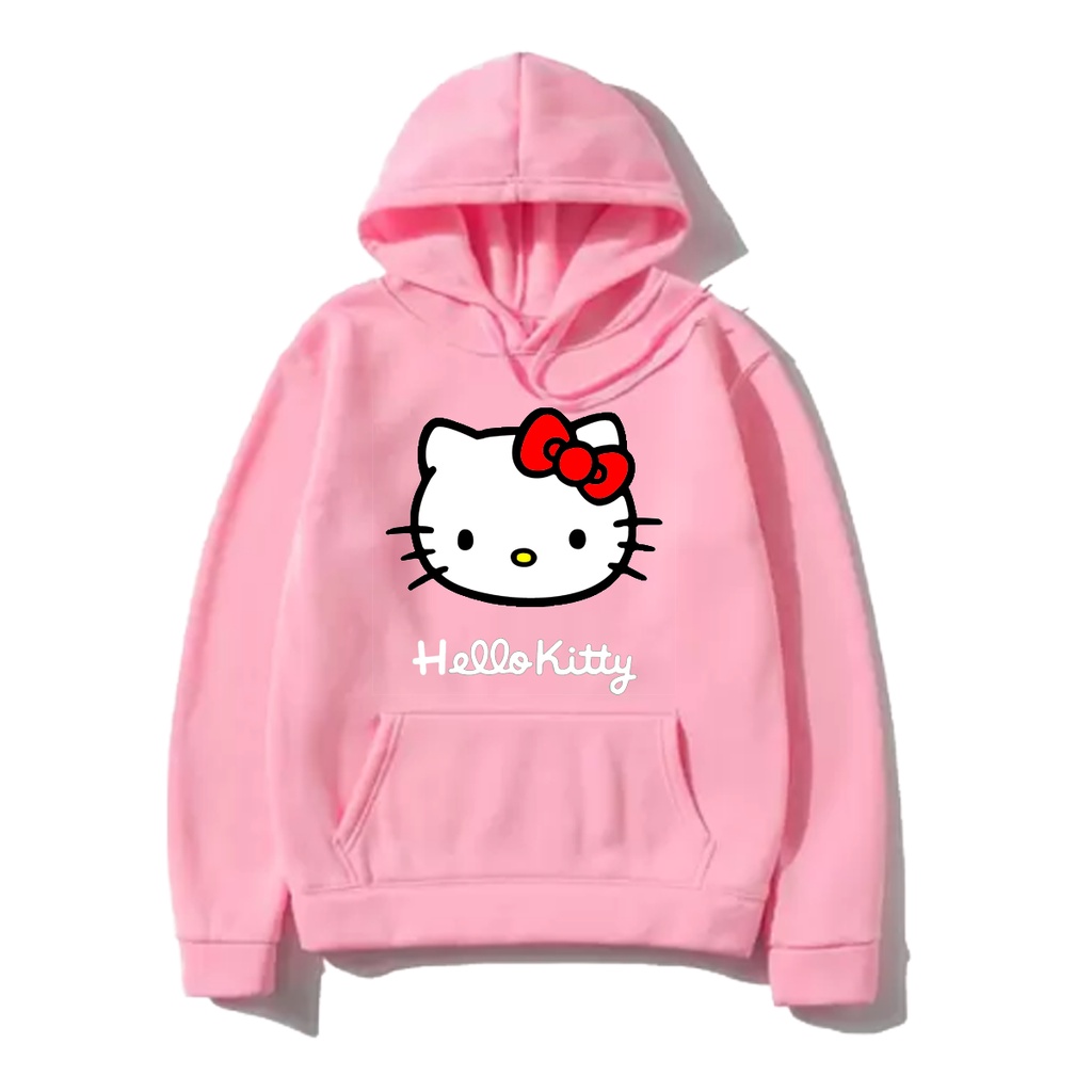Moletom Hello Kitty Rosa | Shopee Brasil