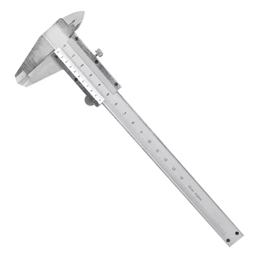 Paquimetro Manual Universal Analogico 150mm Aço Inox It Blue