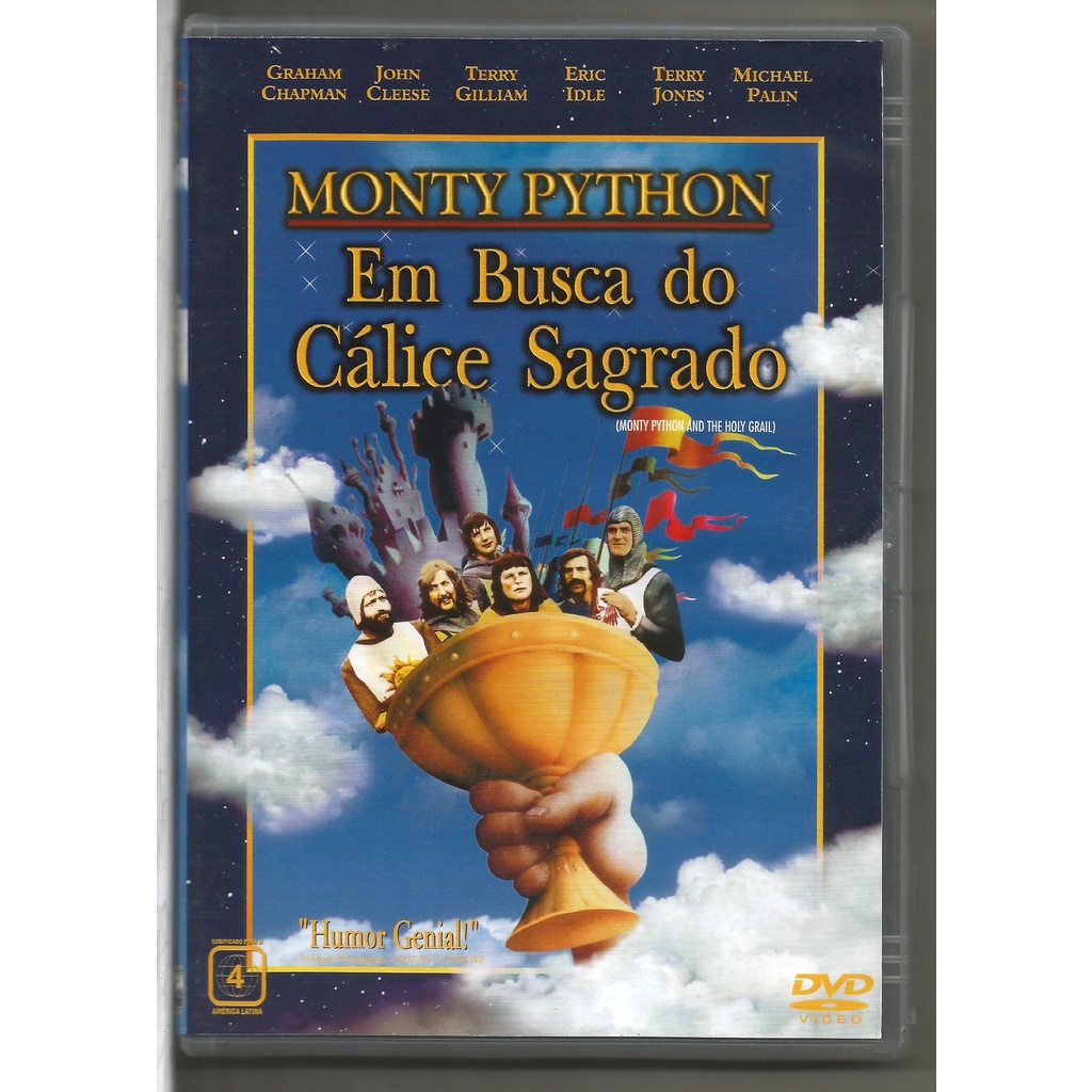DVD Monty Python - Em Busca Do Cálice Sagrado - Impecável | Shopee Brasil