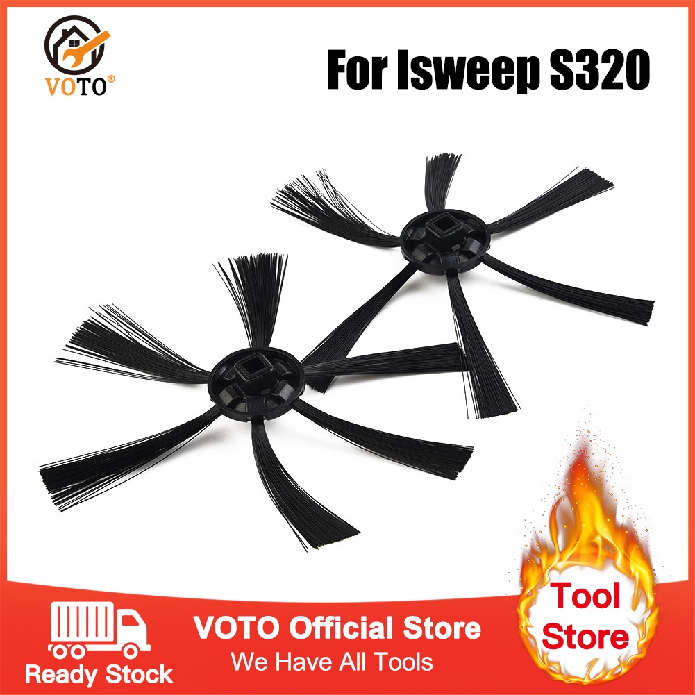 2 Escovas Para Robô Aspirador Multilaser Isweep S320