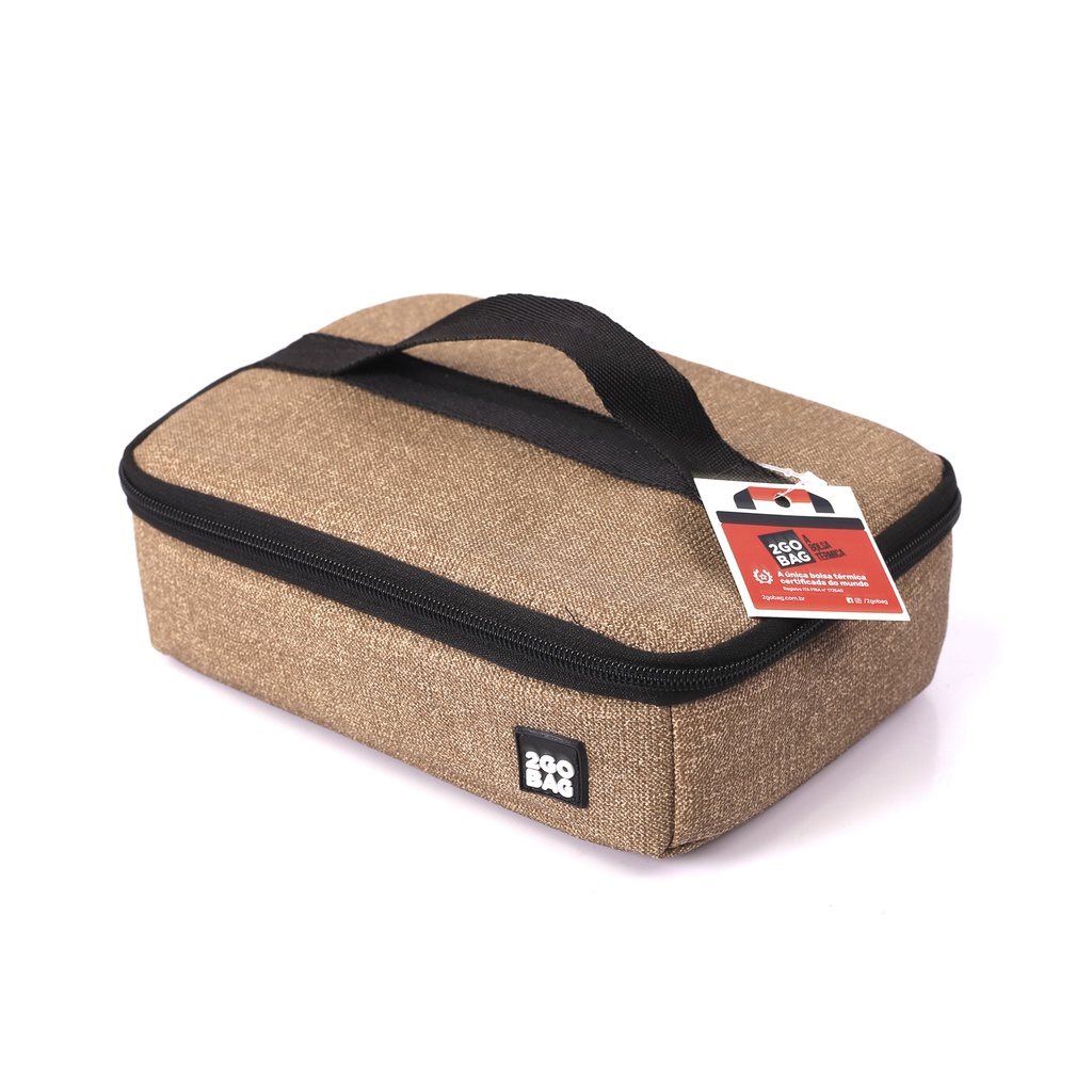 Bentô Térmico 2gobag + 2 Potes 400ml Lancheira Marmita Fitness