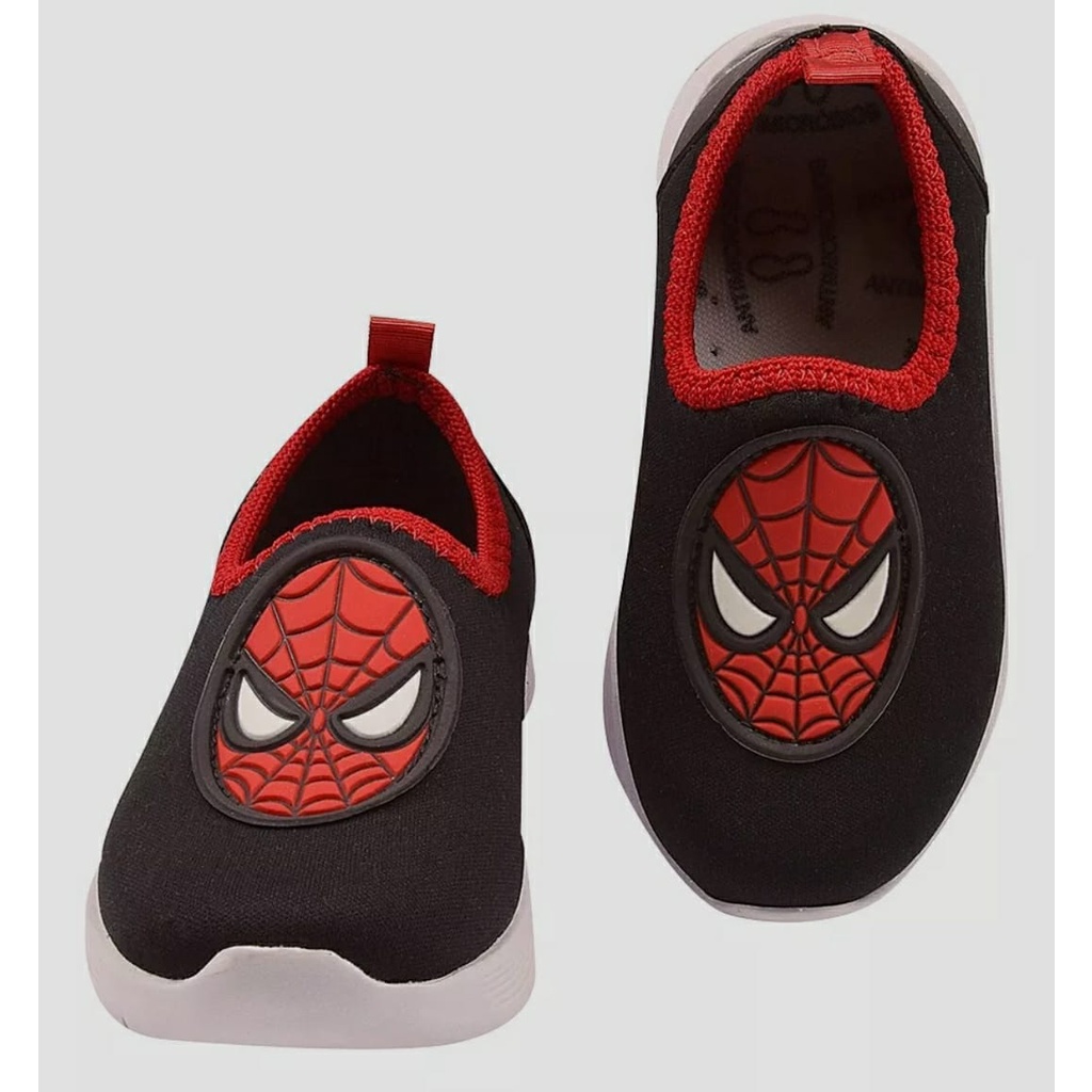 Sapato infantil hot sale do homem aranha