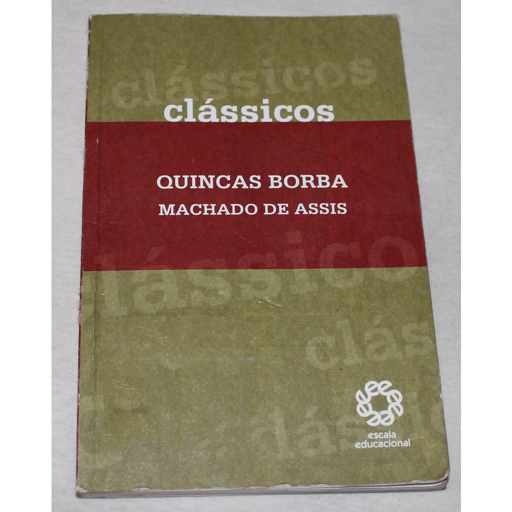 Livro Quincas Borba De Machado De Assis | Shopee Brasil