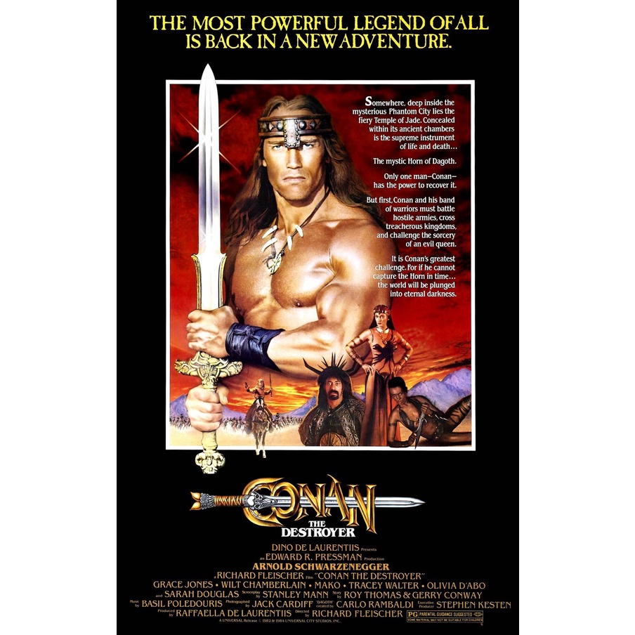 Poster Cartaz Conan O Destruidor