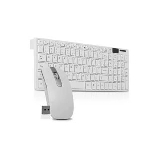 Kit Teclado E Mouse Sem Fio Wireless Para Computador Pc Notebook