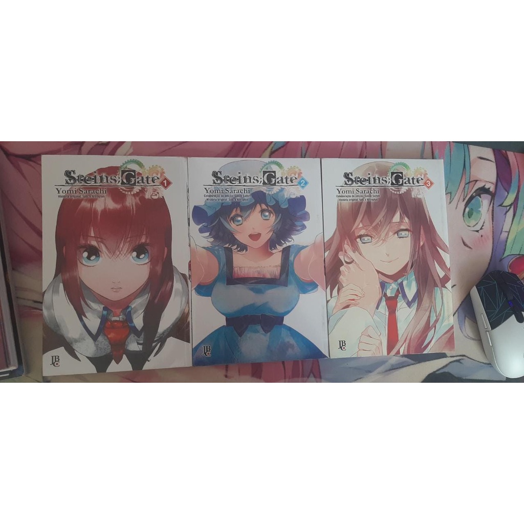 Steins; Gate - Quadro Sem Moldura - Placa Decorativa MDF - 20X29