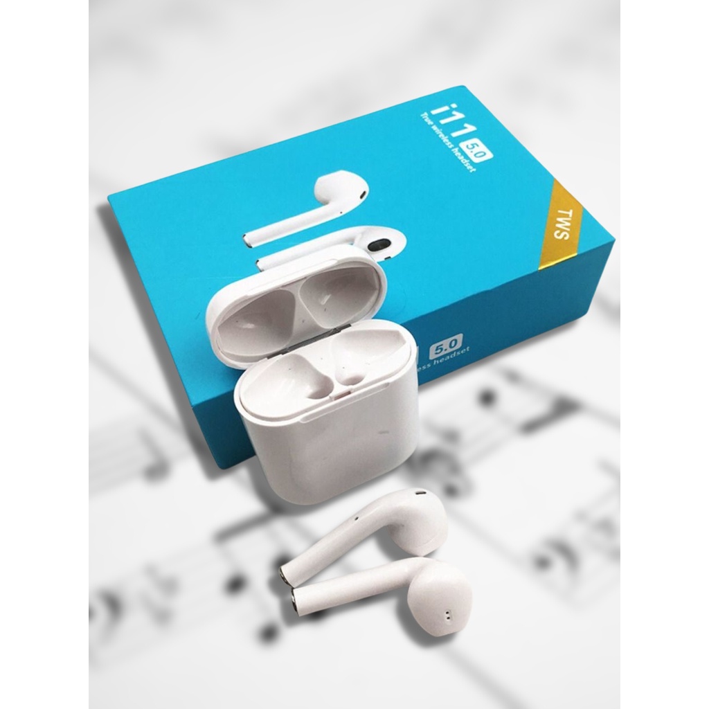 Bluetooth Sem Fio I11 Tws 5.0 AirPods Tws I11 Bluetooth 5.0 Android E Ios_voghion.com
