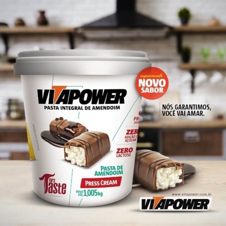 Pasta Integral Prestígio Press Cream 1kg - VitaPower | Shopee Brasil