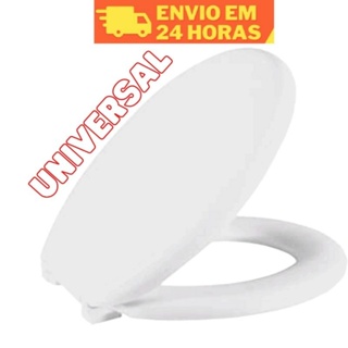 Tampa De Vaso Assento Sanitário almofadado Privada Oval Branco Universal Oferta