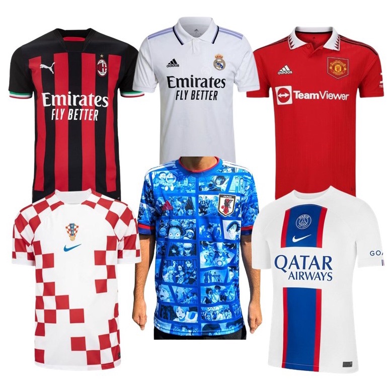 Camisas de Times Europeus e Seleções Européias / Times Brasileiros ...