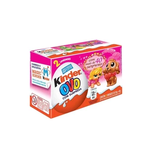 Chocolate Kinder Ovo Menina Brinquedo 20g C/2un - Ferrero