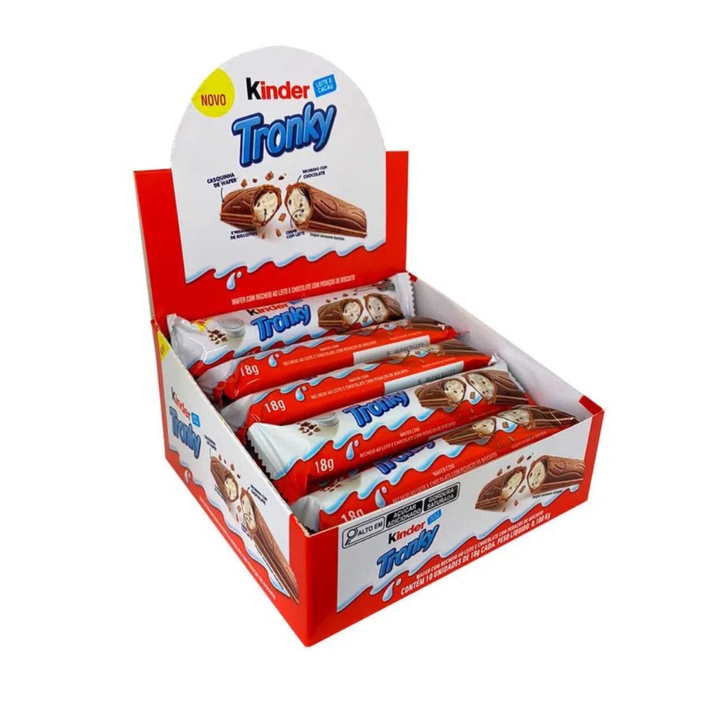 Chocolate Kinder Tronky c/10 Ferrero Shopee Brasil